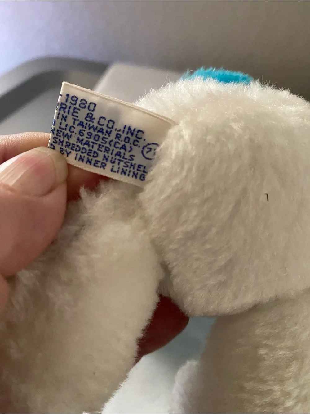 Vintage Smurf Plush Small Russ Berrie Co 1980 8 Inch